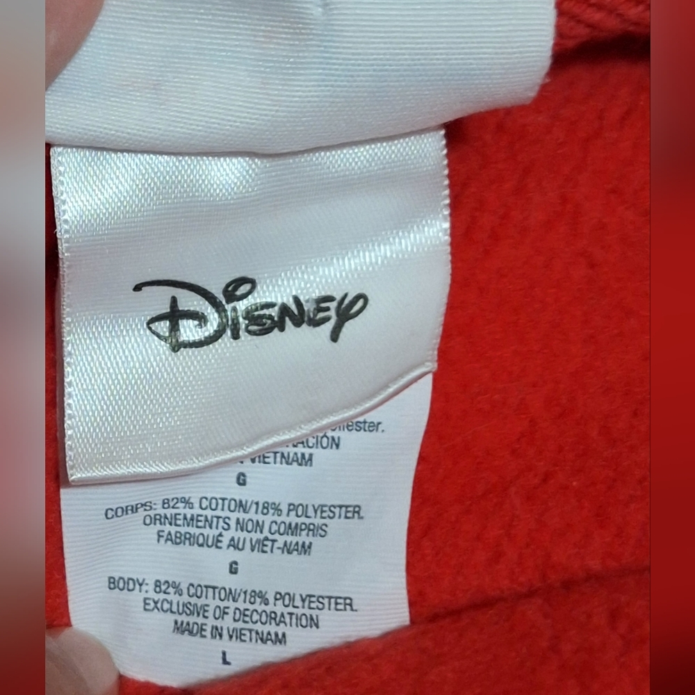 Champion Disney Mickey & Friends Reverse Weave Hoodie Wimans Large - Picture 5 of 7
